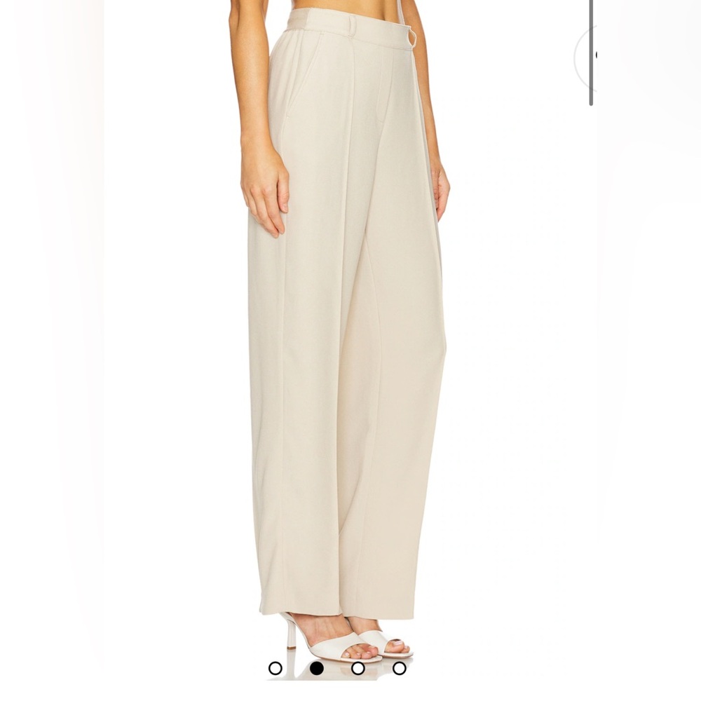 SPANX Women's Cream Wide-Leg Trousers